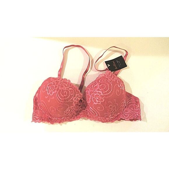 WOMENS 5 PACK DEMI CUP LACEY PADDED TWO CLASP CLOSURE WITH 3 ADJUST. SIZE 34 C - Picture 3 of 7